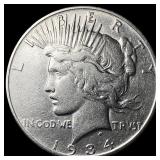 1934-S Peace Silver Dollar CLOSELY  UNCIRCULATED