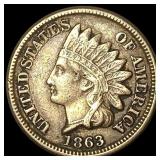 1863 Indian Head Cent LIGHTLY CIRCULATED