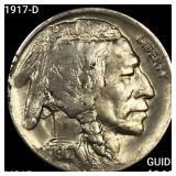 1917-D Buffalo Nickel GEM BU