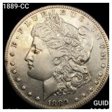 1889-CC Morgan Silver Dollar NEARLY UNCIRCULATED