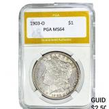 1903-O Morgan Silver Dollar PGA MS64