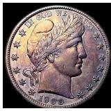 1900-S Silver Barber Half Dollar NEARLY UNCIRCULAT
