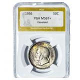 1936 Cleveland Half Dollar PGA MS67+