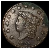 1825 Coronet Head Large Cent NEARLY  UNCIRCULATED