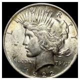 1922 Silver Peace Dollar UNCIRCULATED