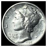1924-S Mercury Dime CHOICE BU