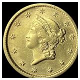 1853 Gold $1 Liberty Head UNCIRCULATED