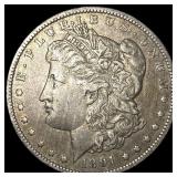 1891-O Silver Morgan Dollar NEARLY  UNCIRCULATED