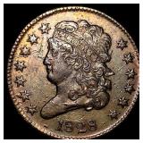 1828 Copper Half Cent CLOSELY UNCIRCULATED