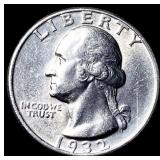 1932 Silver Washington Quarter UNCIRCULATED