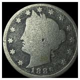 1886 Liberty Head Nickel LIGHTLY CIRCULATED