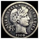 1900-O Silver Barber Dime LIGHTLY CIRCULATED