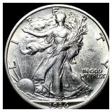 1936-S Silver Walking Liberty Half Dollar CLOSELY