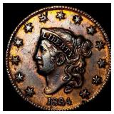 1834 Coronet Head Large Cent CLOSELY UNCIRCULATED