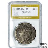 1879-S Rev 78 Morgan Silver Dollar PGA VF35