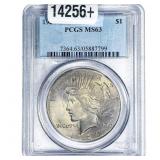 1924-S Silver Peace Dollar PCGS MS63