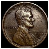 1915-S Lincoln Wheat Cent NEARLY UNCIRCULATED