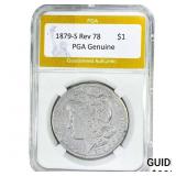 1879-S Rev 78 Morgan Silver Dollar PGA Genuine