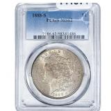 1888-S Morgan Silver Dollar PCGS MS62