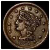 1856 Braided Hair Large Cent CLOSELY UNCIRCULATED