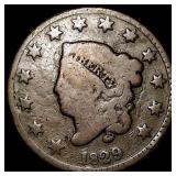 1829 Coronet Head Large Cent NICELY CIRCULATED