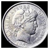 1901 Barber Dime NEARLY UNCIRCULATED