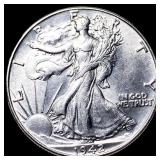 1942 Silver Walking Liberty Half Dollar UNCIRCULAT