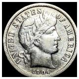 1904 Silver Barber Dime CLOSELY UNCIRCULATED