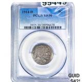 1914-D Buffalo Nickel PCGS VF30
