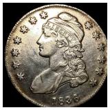 1836 Capped Bust Half Dollar CLOSELY UNCIRCULATED