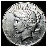 1927 Peace Silver Dollar CHOICE AU