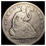 1875-S Silver Half Dollar NICELY CIRCULATED