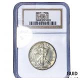 1941 Walking Liberty Half Dollar NGC PF65