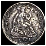 1851-O Silver Seated Liberty Half Dime NEARLY  UN