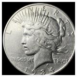 1934-S Silver Peace Dollar CLOSELY  UNCIRCULATED