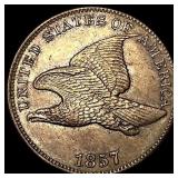 1857 Flying Eagle Cent CLOSELY UNCIRCULATED