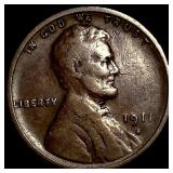 1911-S Lincoln Wheat Cent LIGHTLY CIRCULATED