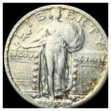 1924-S Silver Standing Liberty Quarter NEARLY  UN