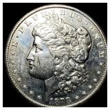 1878-S Silver Morgan Dollar CHOICE AU