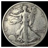 1919 Silver Walking Liberty Half Dollar  NEARLY U