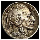 1914-S Buffalo Nickel CHOICE AU