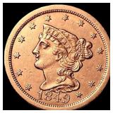 1849 Braided Hair Half Cent HIGH GRADE