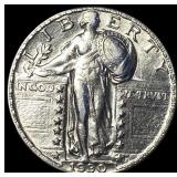 1930 Silver Standing Liberty Quarter CHOICE  AU