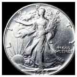 1944 Walking Liberty Half Dollar CLOSELY UNCIRCULA