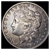 1897 Morgan Silver Dollar NEARLY UNCIRCULATED