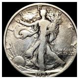 1927-S Silver Half Dollar LIGHTLY CIRCULATED