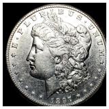 1897-S Silver Morgan Dollar CHOICE AU