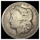 1892-CC Silver Morgan Dollar NICELY  CIRCULATED