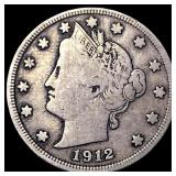 1912-D Liberty Head Nickel LIGHTLY CIRCULATED