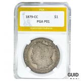1879-CC Morgan Silver Dollar PGA P01